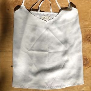 White hollister tank top